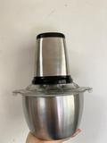 Stainless Steel 2L Meat Grinder Household Vegetable Meat Grinding Machine Multi-function Automatic Food Processor 220V