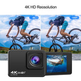 Outdoor Sports DV Camera Portable Pocket Camera 4K Waterproof 4G Anti-Shake WIFI Remote Control Sports Camera