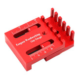 Depth Measuring Ruler Line With Scale Woodworking Tool Multifunctional Mini Portable Marking Aluminum Alloy Home Gaps Gauge