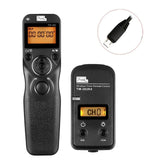Pixel TW-283 Wireless Timer Remote Control Shutter Release (DC0 DC2 N3 E3 S1 S2) Cable For Canon Nikon Sony Camera TW283 VS RC-6