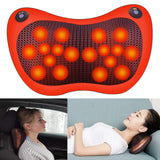 8/18 Heads Multifunctional Cervical Massage Pillow Smart Electric Neck Shoulder Body Massager Hot Compress Car Home Neck Massage
