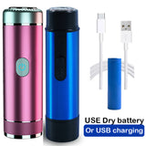 Electric Shaver For Men Razor Summer travel epilator Dry battery drive Man remove hair tool Legs Body USB Charging SU380