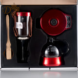 Japanese Style Electric Siphon coffee maker 3 cups vacuum Coffee machine Brewer Drip Tea Siphon Glass Pot filter Espresso maker