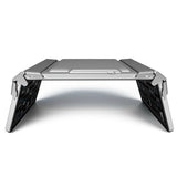 Three-fold Foldable Multi-system Universal Portable Wireless Keyboard Aluminum Alloy Foldable Mini Slim Keyboard For iOS/Android