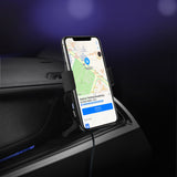 Dual Coils Wireless Car Charger Holder Cell Phone Mount QI 15W Fast Charging for Samsung Z flip 3 4 S22 S21 iPhone 13 12 Pixel 6