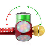 Professional Bluetooth Wireless Microphone Speaker Handheld Microphone Karaoke Mic Music Player Singing Recorder KTV Microphone