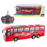 1:16 Radio Remote Control Bus 4CH Racing Model RC Car 27 MHZ Police Bus Lights Simulation School Bus Tour Bus Model Toy For Kids