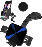 15W fast charging car Qi wireless charger folding screen mobile phone holder for Samsung Galaxy Z folding 3 2 iPhone 13 12 Max