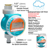 Automatic Intelligent Electronic LCD Display Home Ball Valve Watering Timer Garden Water Timer Irrigation Controller System