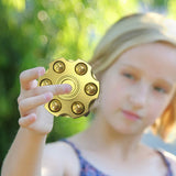 Spinning Top Toys Pure Copper Finger Top Toy Hand Spinners Detachable Rotating Sensory Adult Decompression Toy Gift Dependable