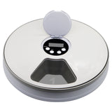 Pet Automatic Feeder Food Timing Dispenser Portion Control Detachable Dogs Cats Anti Slip With Voice Recorder Dry Wet Food 40%