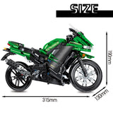 862pcs City Off-road Motorbike Model Building Blocks High-tech Racing Car Motorcycle Educational Gifts Toys For Children