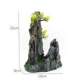 Super Large Aquarium Rockery Decoration Fish Tank Landscaping Artificial Resin Ornament Decor Aquascape Background Accessories