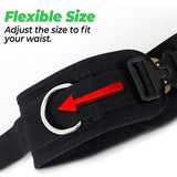Buckle Dip Belt For Weight Lifting - Heavy Duty Steel Chain (32.6Inch) With Comfortable EVA Waist Support