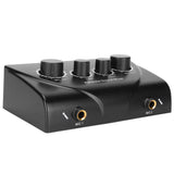 Karaoke Front Effector Compact Portable Digital Line Mixer for TVs DVD Players Home Theater Systems Receivers US Plug 100-240V