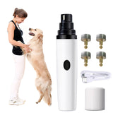 Painless USB Charging Dog Nail Grinders Rechargeable Pet Nail Clippers Quiet Electric Dog Cat Paws Nail Grooming Trimmer Tools
