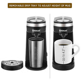 Coffee Machine Portable K-Cup Coffee Maker Capsule Espresso Cafetera Pod Brewer for Single Cup Capsule with 360ml Reservoir