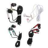 Wired Earbuds Ergonomic Noise Canceling 3.5mm Earphones with Mic and Volume Control for Phones PC