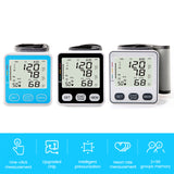 Medical Digital Blood Pressure Electric Wrist Blood Pressure Monitor Automatic Tonometer Pulse Heart Beat Rate Meter Device
