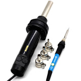 220V Portable BGA Rework Solder Station Hot Air Blower Heat Gun 8032  Hand-held Hot Air Gun 3pcs Nozzle