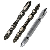 3Pcs  S2 Alloy Steel Anti Slip Magnetic Batch Head Cross High Hardness Hand Drill Bit Screw Electric Screwdriver Set  PH2