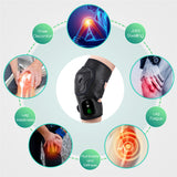 2 in 1 Heating Leg Massager Machine Physiotherapy Vibration Pain Relief for Arthritis Joint Brace Knee Massage Warps Bone Care