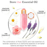 Rose Quartz Jade Roller Ball Bottle Crystal Essential Oil Roller Facial Body Roller Gua Sha Beauty Health Face Lift Massage Tool