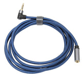 Stereo Audio Cable 4 Level 3.5mm Stereo Female Head to 90° Male Head 3.5 mm Stereo Audio Extension Cable 1.8M Audio Stereo Cable