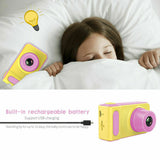 Kids Sport Camera Digital Camera Portable HD Sport Cameras Children Gift With Microphone 450mAh Support Time Label Function