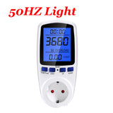 220V Digital Wattmeter In The Socket Energy Meter Watt Electricity Monitoring Measuring Outlet Power Analyzer EU US AU  UK Plugs