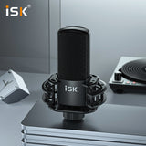 ISK S440 Large Diaphragm Condenser Recording Microphone Shockproof Lossless Sound Quality Studio Mic For Live Broadcast