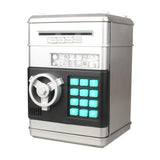 ATM Piggy Bank Automatic Money Rolling ATM Password Money Box Cash Coins Saving Box Creative Children Money Toy Christmas Gift