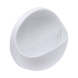 New Wall Soap dish / soap box in Plastic with Suction Cup, White