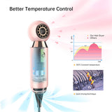 2021 Newest Design 20s/m Airflow Mini Hair Dryer Leafless Powerfull 800W Hair Dryer Mute 80DB Hair Dryes Travel One Step