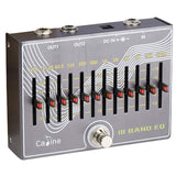 CALINE CP-81 10 Band EQ Guitar Effect Pedal True Bypass Design with Volume/Gain
