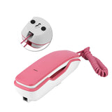 Mini Telephone Home Landline Phone Wall Mounted Telephone Desktop Corded Fixed Phone House Telephones for Home Hotel Office Use
