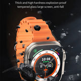 ZD8 Ultra MAX Smart Watch Series 8 Titanium Alloy 1:1 49mm Case 2.08inch Bluetooth Call NFC ECG IP68 Waterproof Smartwatch Men