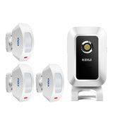 M7 Two-In-One Wireless Anti-theft Doorbell Welcome Device Motion Detection 433MHZ Convertible Function Strobe Light