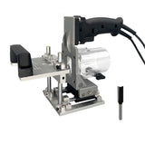 2 In 1 Slotted Bracket Invisible Fasteners Wardrobe Cupboard Panel Punch Locator Milling Slotting Guide for Trimming Machine