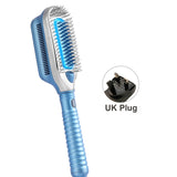 NEW Professional Hair Straightener Comb/Brush Ice Therapy Negative Ion Cold Wind Comb Heatless Brush Hair Freezing Hair Styler