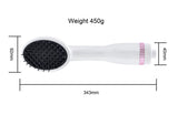 Electric hair comb 2 - in - 1 multi - functional tourmaline ceramic hair dryer dry and wet 10 section adjustment anion straight