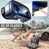 ETVR 3D Movies Games Glasses VR  Google Cardboard Immersive Virtual Reality Headset With Controller Fit 5-7 Inch Smart Phone