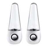2022.NEW 1Pcs LED Light Musical Water Dancing Fountain Speaker Subwoofer HIFI 3D Computer Music Stereo Surround Support Player