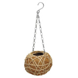Hanging  Basket With Coir Liner Wall Outdoor Garden Park Flower Pot Balcony Patio Lawn Entryway For Indoor Plants