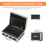 TAKSTAR Professional Cardioid Condenser Microphone with Clamp XLR Cable Leather Pouch Aluminum Case for Studio Live Stream