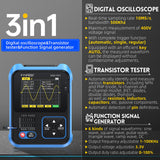 DSO-TC3 Digital Oscilloscope 10MS/s Sampling Rate 500kHz Bandwidth Support Diode PWM Out Transistor LCR Test Signal Generator