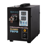 SUNKKO 737G Spot welder 1.5kw LED illumination Dual Digital Display double pulse Welding Machine for 18650 battery