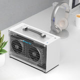 Pccooler I100 PC Computer CaseChassis Supports i7 11700 RTX3080 PSU HTPC PC Gaming Case All Aluminum Suitcase Portable MINI ITX