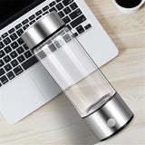 Portable 420ML Hydrogen-Rich Water Generator Rechargeable For Pure H2 Water Bottle Electrolysis Health Cup