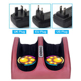 Electric Heating Therapy Foot Body Massager Shiatsu Rolling Vibration Machine Kneading Relaxation Tension Relief Home Office